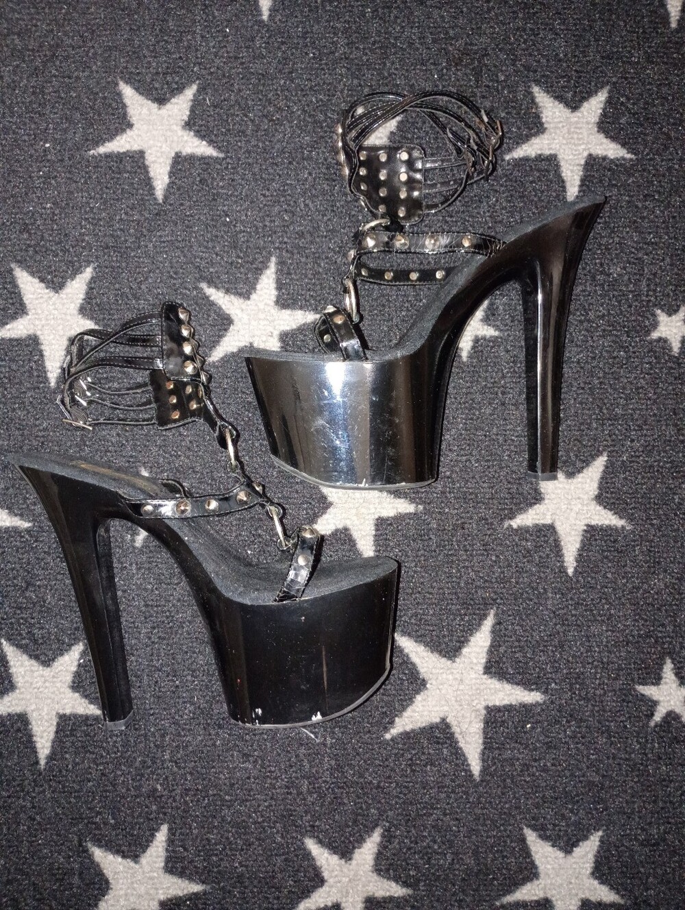 Vintage '90s  Platform Gothic Heels!
